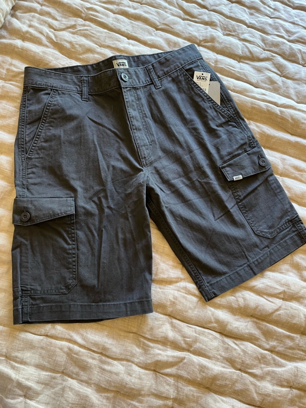 Vans Cargo Shorts 32 Charcoal